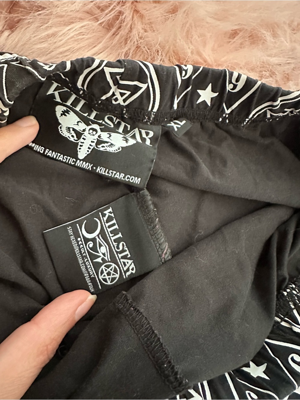Killstar Evilynn Leggings 666 sz XL - Picture 6 of 7